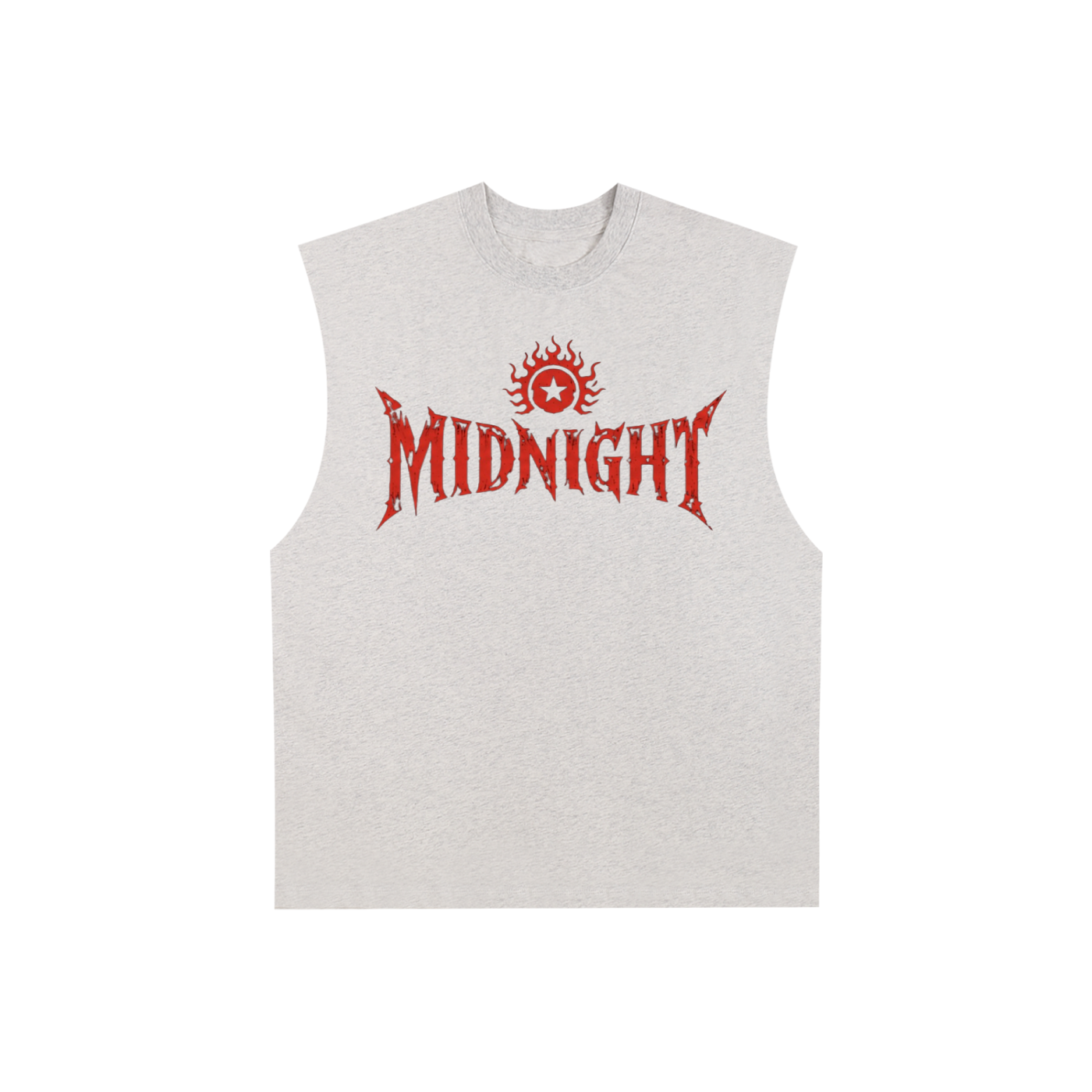 Raw Edge Cotton Tank Top