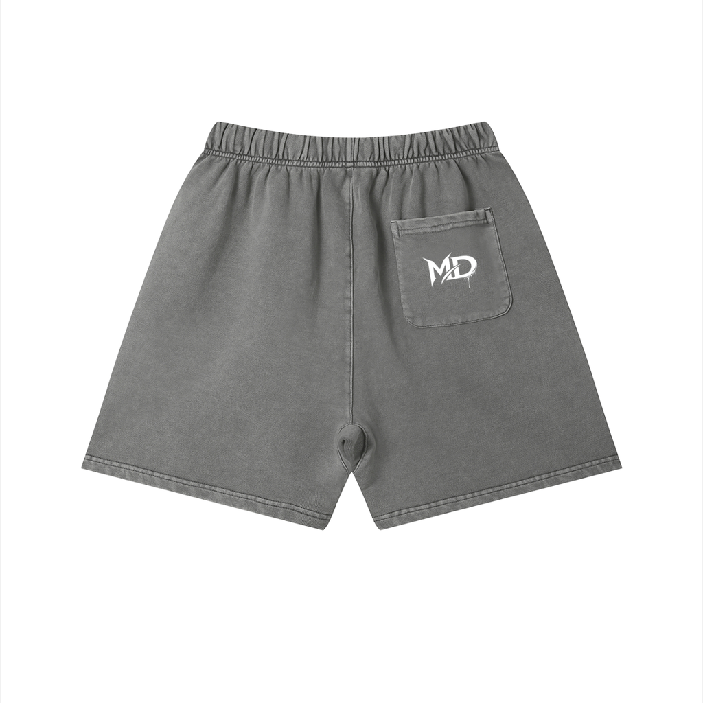 Vintage Wash Cotton Shorts