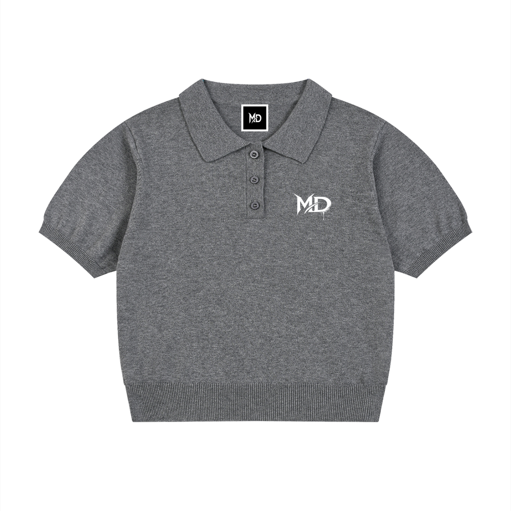 Women’s Knit Cotton Polo Shirt