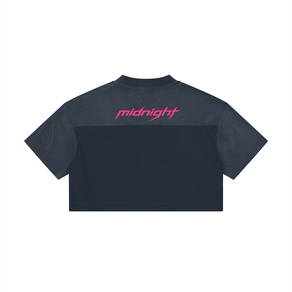 Women’s Cropped Paneled V-Neck Jersey