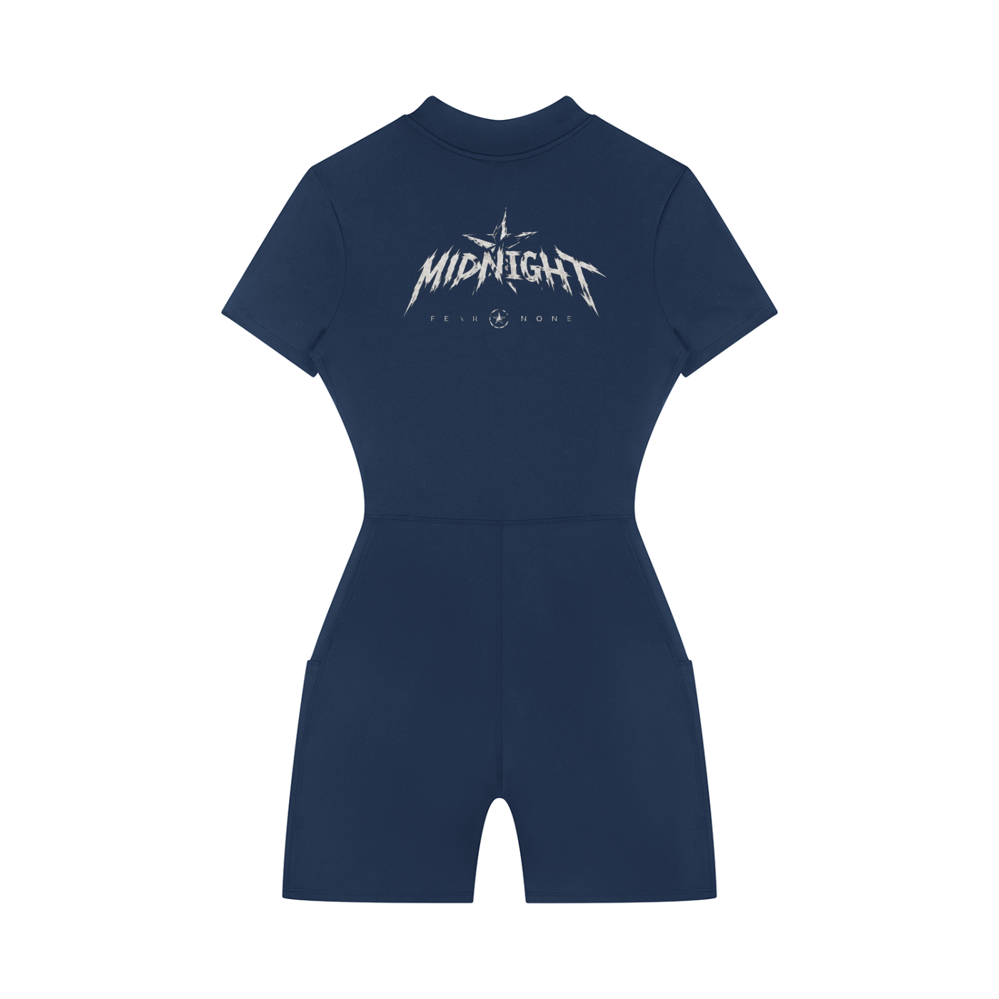 Women's Quarter-Zip Short Sleeve Romper