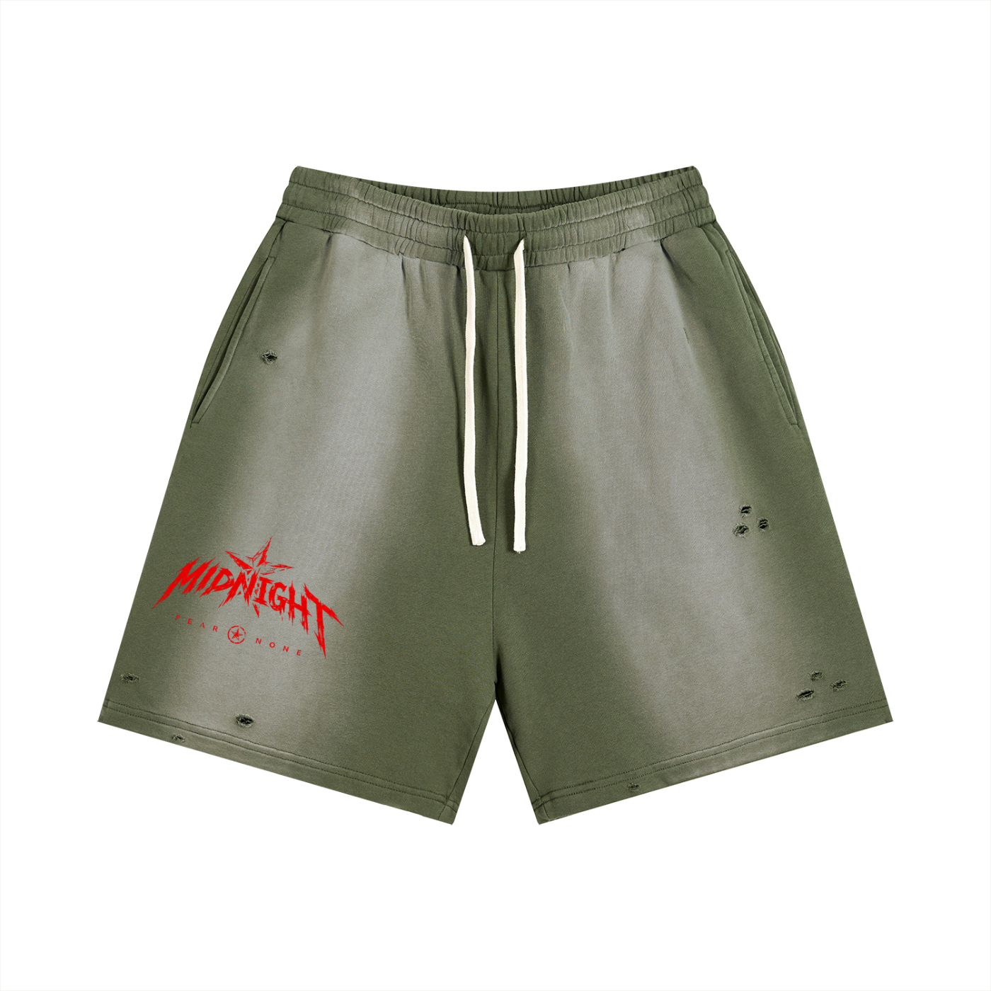 Sun Fade Distressed Shorts