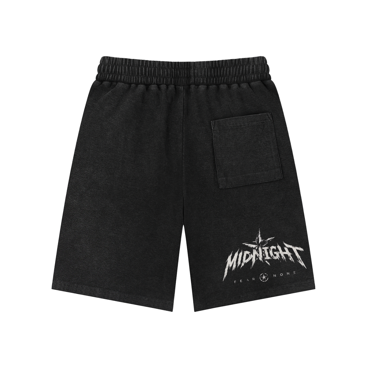 Mineral Wash Waffle Knit Shorts