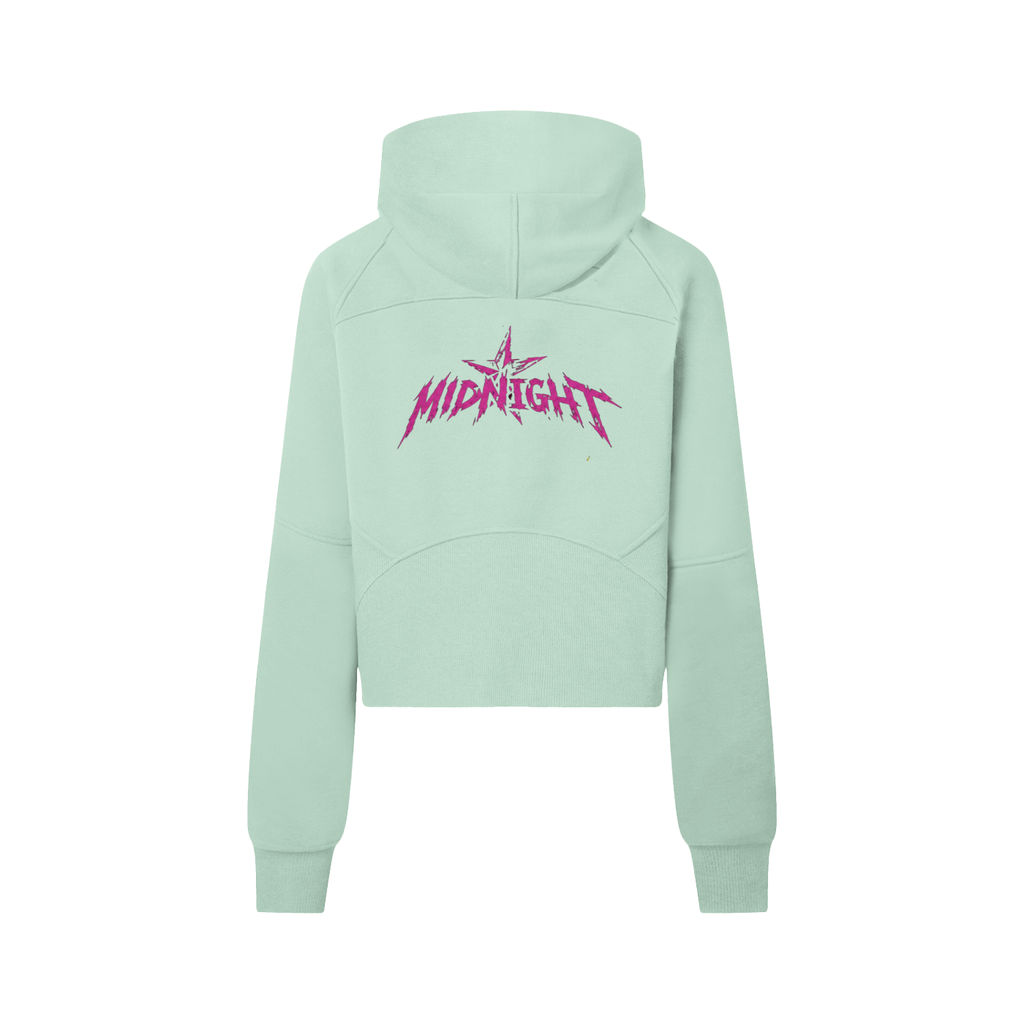Cropped Half-Zip Hoodie