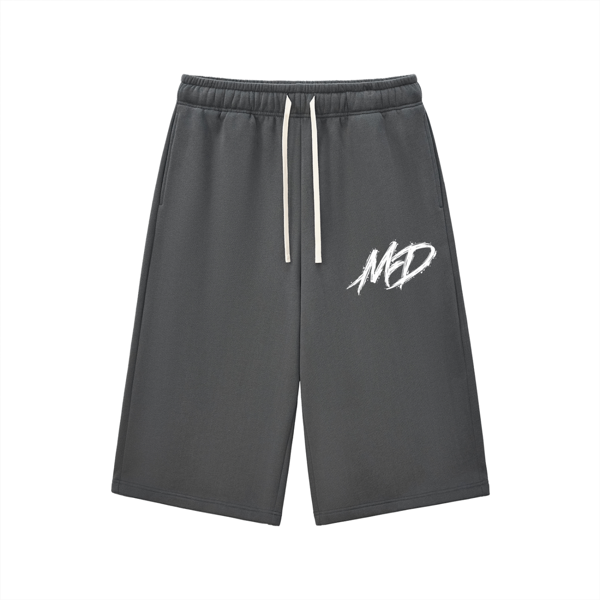Relaxed Drawstring Three-quarter Sweatpants
