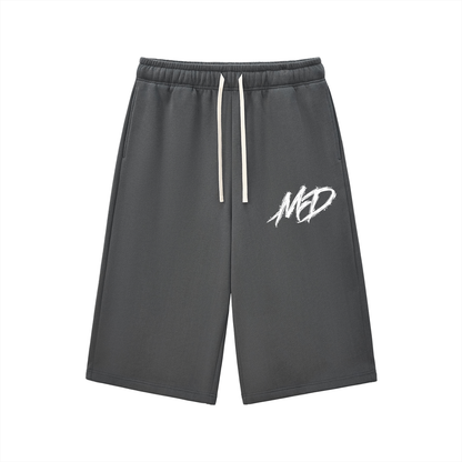 Relaxed Drawstring Three-quarter Sweatpants