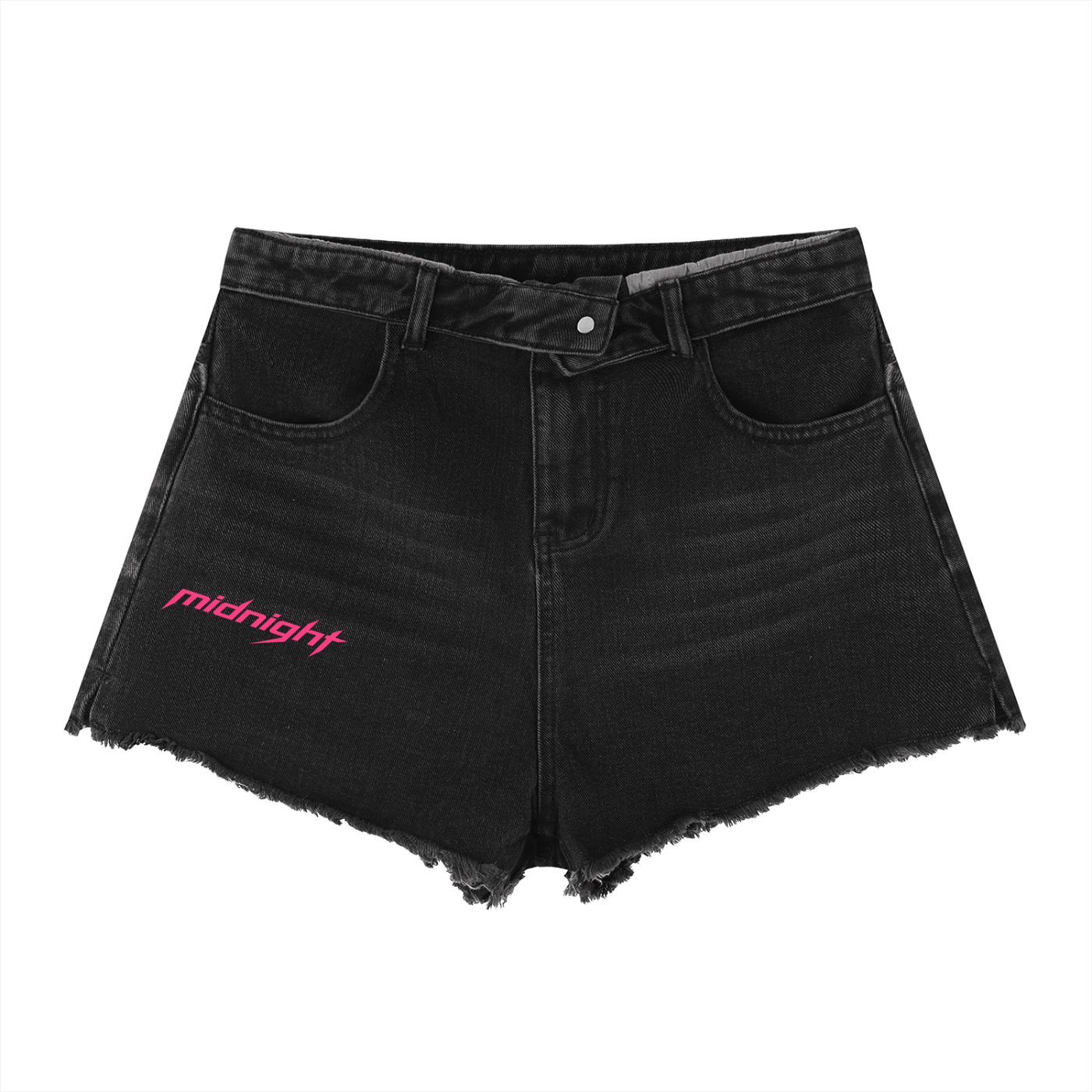 Women’s Vintage Wash High Rise Denim Shorts
