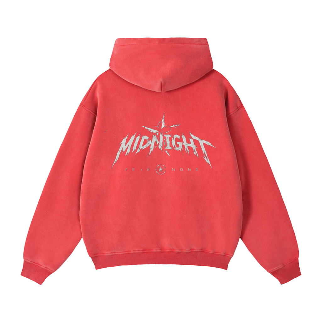 Zip-Through Boxy Fleece Hoodie
