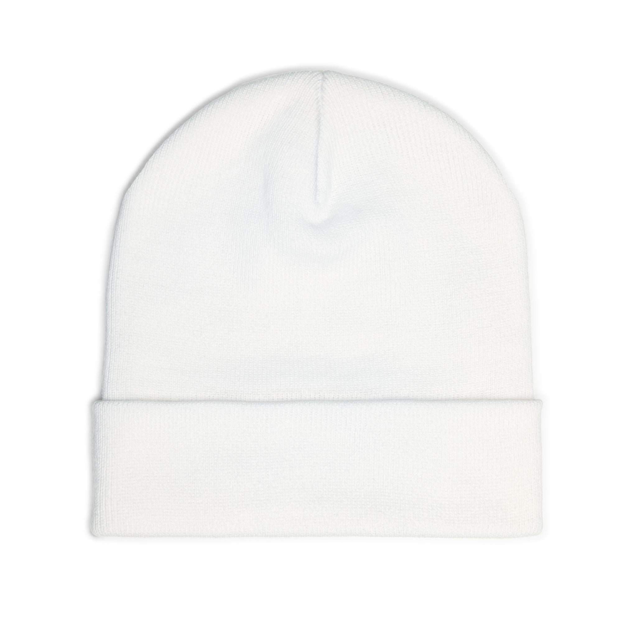 Embroidered "MIDNIGHT" Knit Beanie – Gothic Streetwear Winter Hat