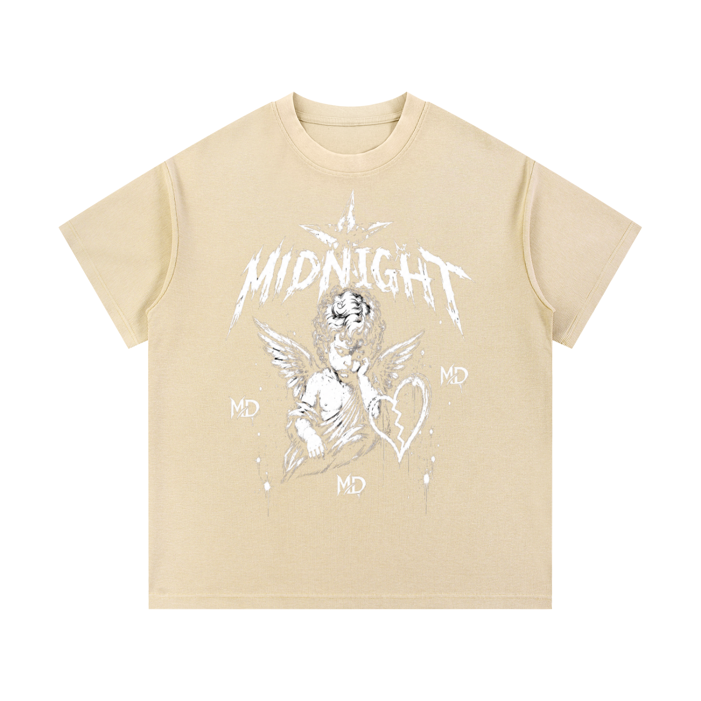 Mineral Wash Waffle Knit T-Shirt