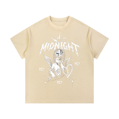 Mineral Wash Waffle Knit T-Shirt