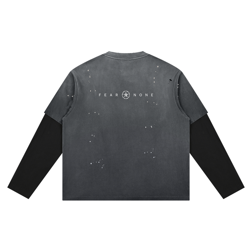 𝐕𝐢𝐧𝐭𝐚𝐠𝐞 𝐖𝐚𝐬𝐡 𝐃𝐢𝐬𝐭𝐫𝐞𝐬𝐬𝐞𝐝 𝐋𝐚𝐲𝐞𝐫 𝐓-𝐒𝐡𝐢𝐫𝐭