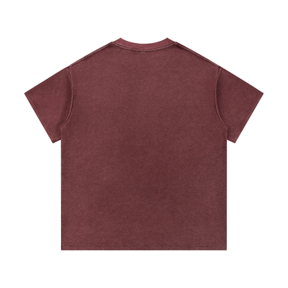 Mineral Wash Waffle Knit T-Shirt