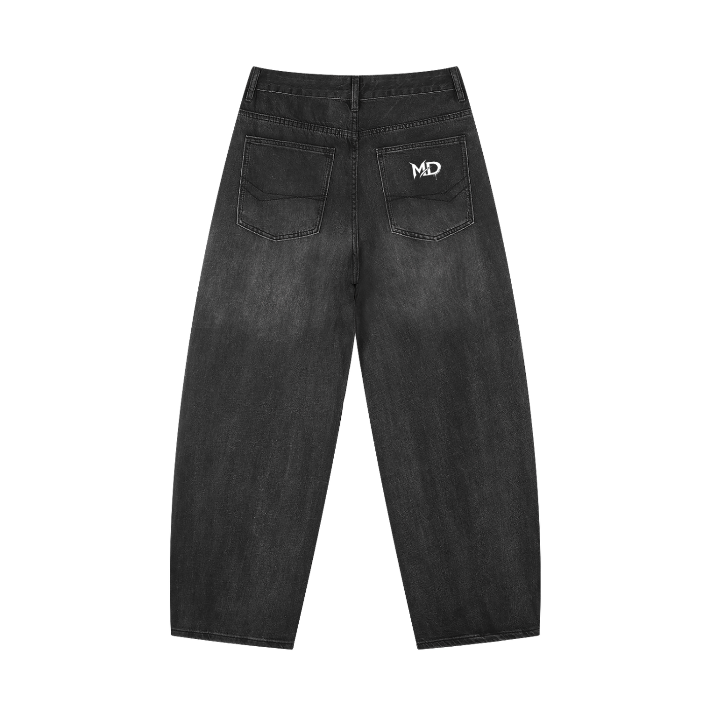 Men's Sunfade Vintage Wash Barrel Leg Jeans