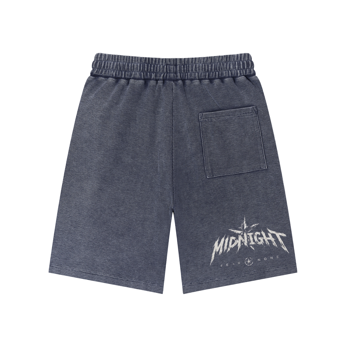 Mineral Wash Waffle Knit Shorts