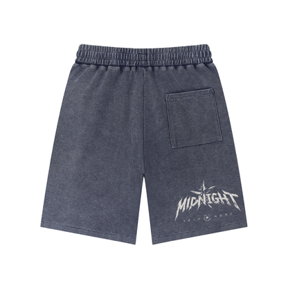 Mineral Wash Waffle Knit Shorts