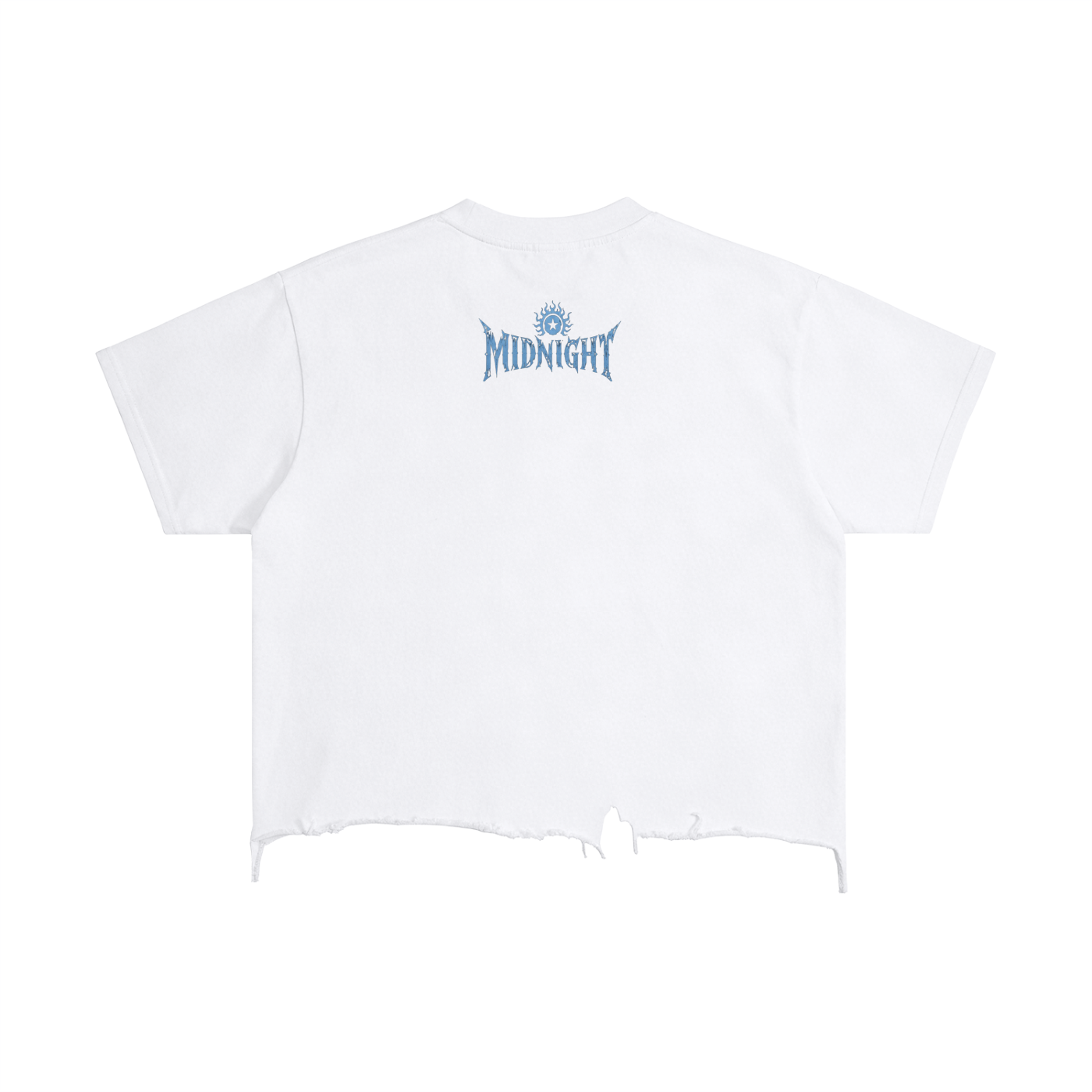 Vintage Wash Boxy Distressed Hem T-Shirt