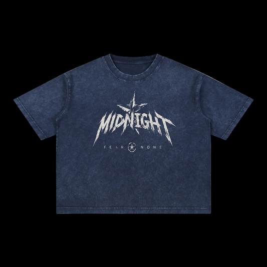 Mineral Wash Boxy Cotton T-Shirt
