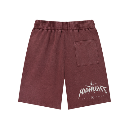 Mineral Wash Waffle Knit Shorts