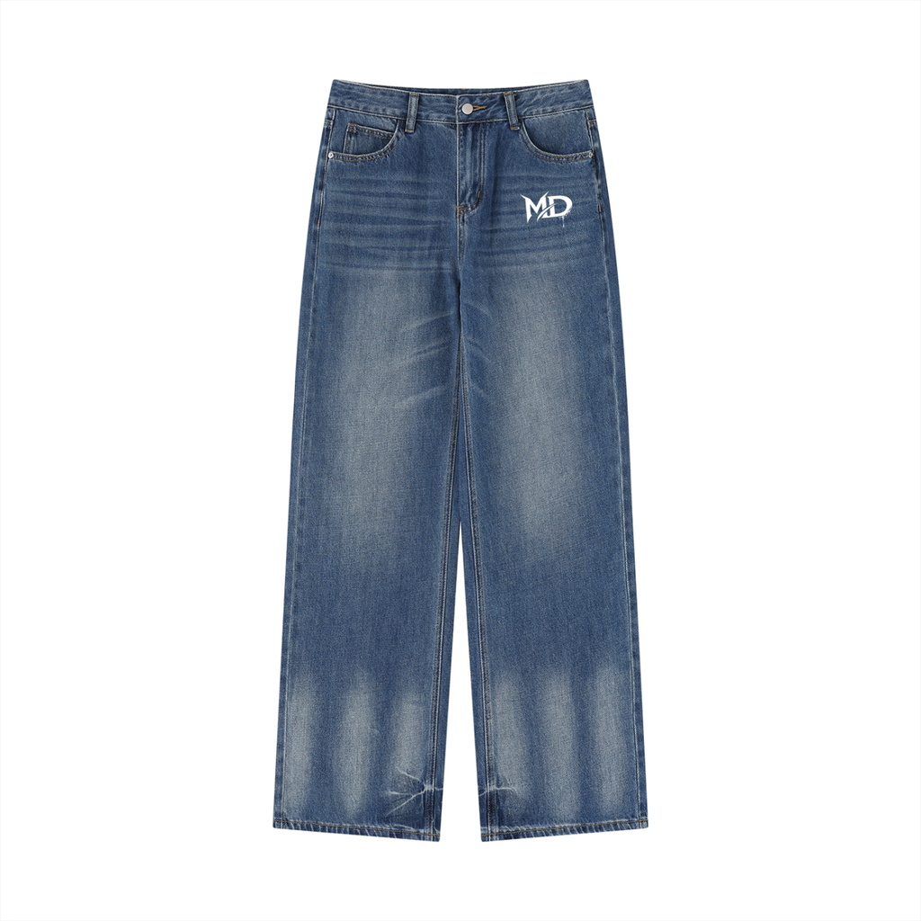 Women’s Vintage Wash Wide Leg Jeans