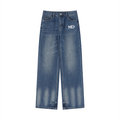 Women’s Vintage Wash Wide Leg Jeans