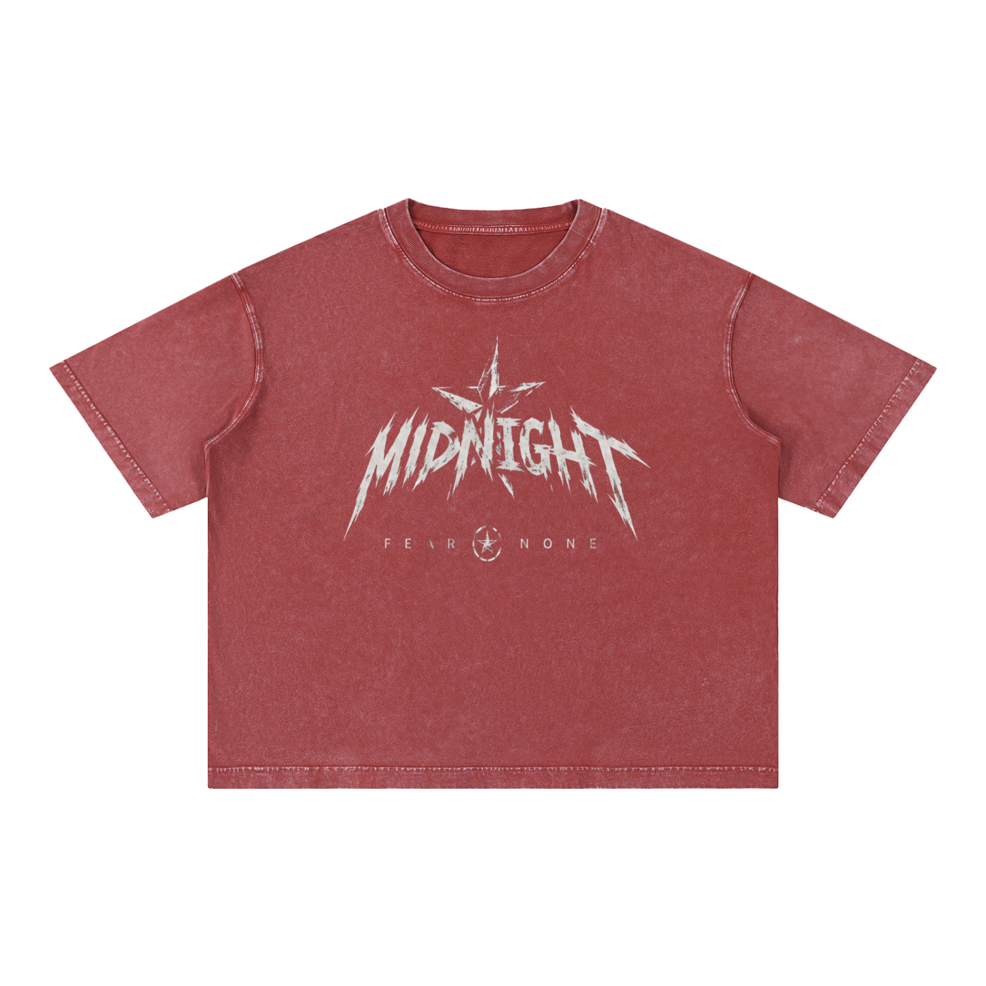 Mineral Wash Boxy Cotton T-Shirt