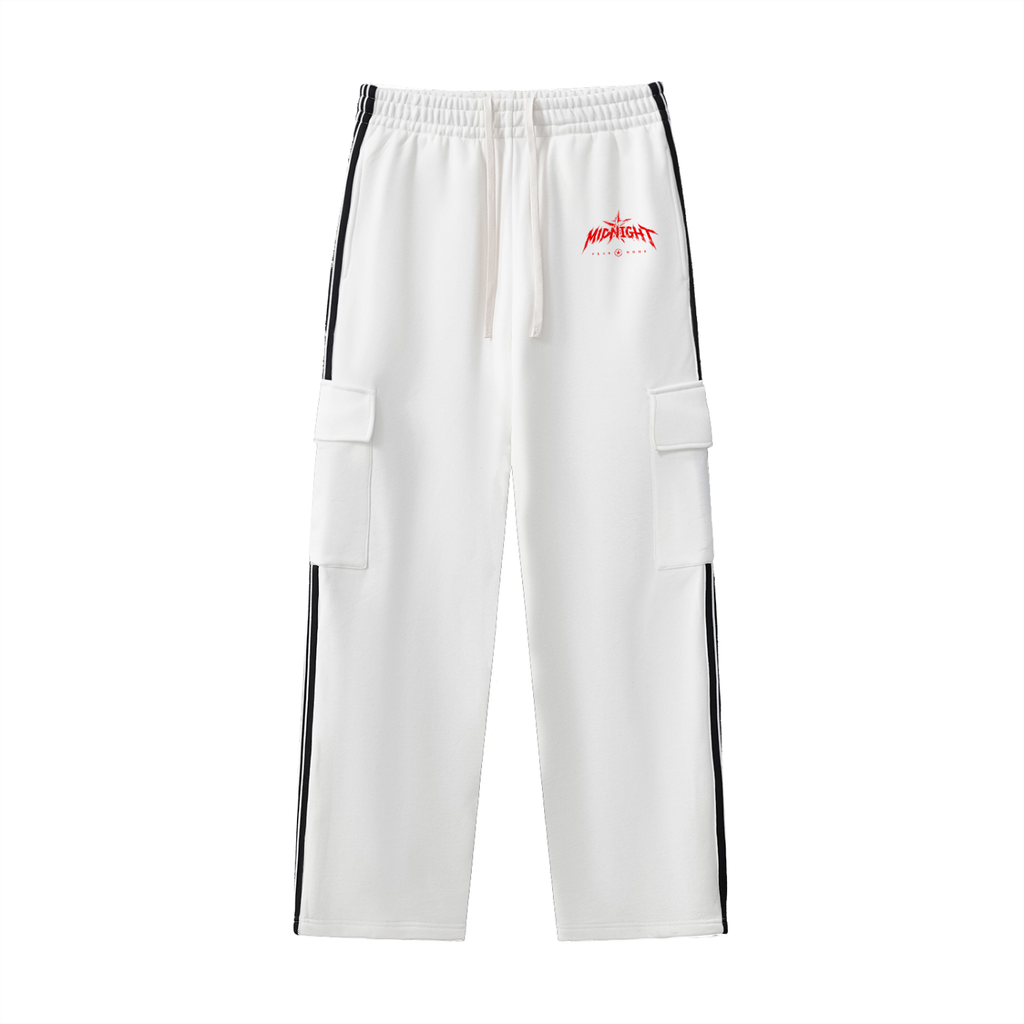 Side Stripe Straight-Leg Pants
