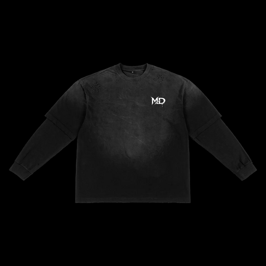 𝐇𝐚𝐧𝐝-𝐅𝐫𝐚𝐲𝐞𝐝 𝐅𝐚𝐮𝐱 𝐓𝐰𝐨-𝐏𝐢𝐞𝐜𝐞 𝐓-𝐒𝐡𝐢𝐫𝐭