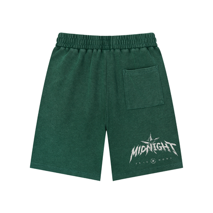 Mineral Wash Waffle Knit Shorts
