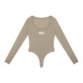 Women's Tight Long Sleeve Yoga Bodysuit