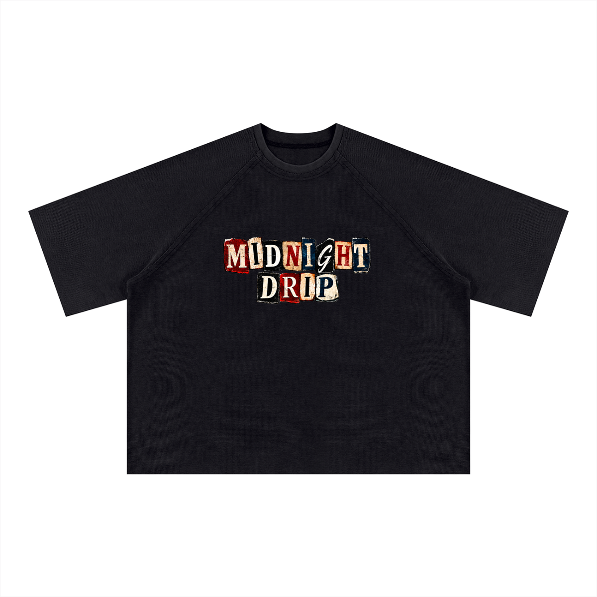 Mineral Wash Boxy Waffle T-Shirt