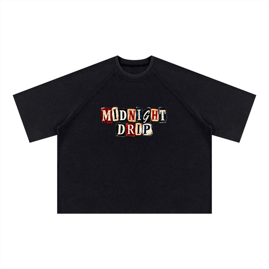 Mineral Wash Boxy Waffle T-Shirt