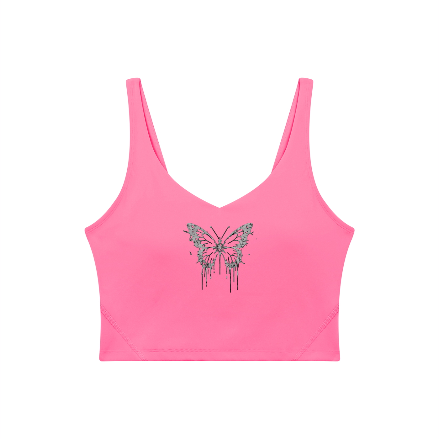 Women's V-Neck Yoga Sports Bra