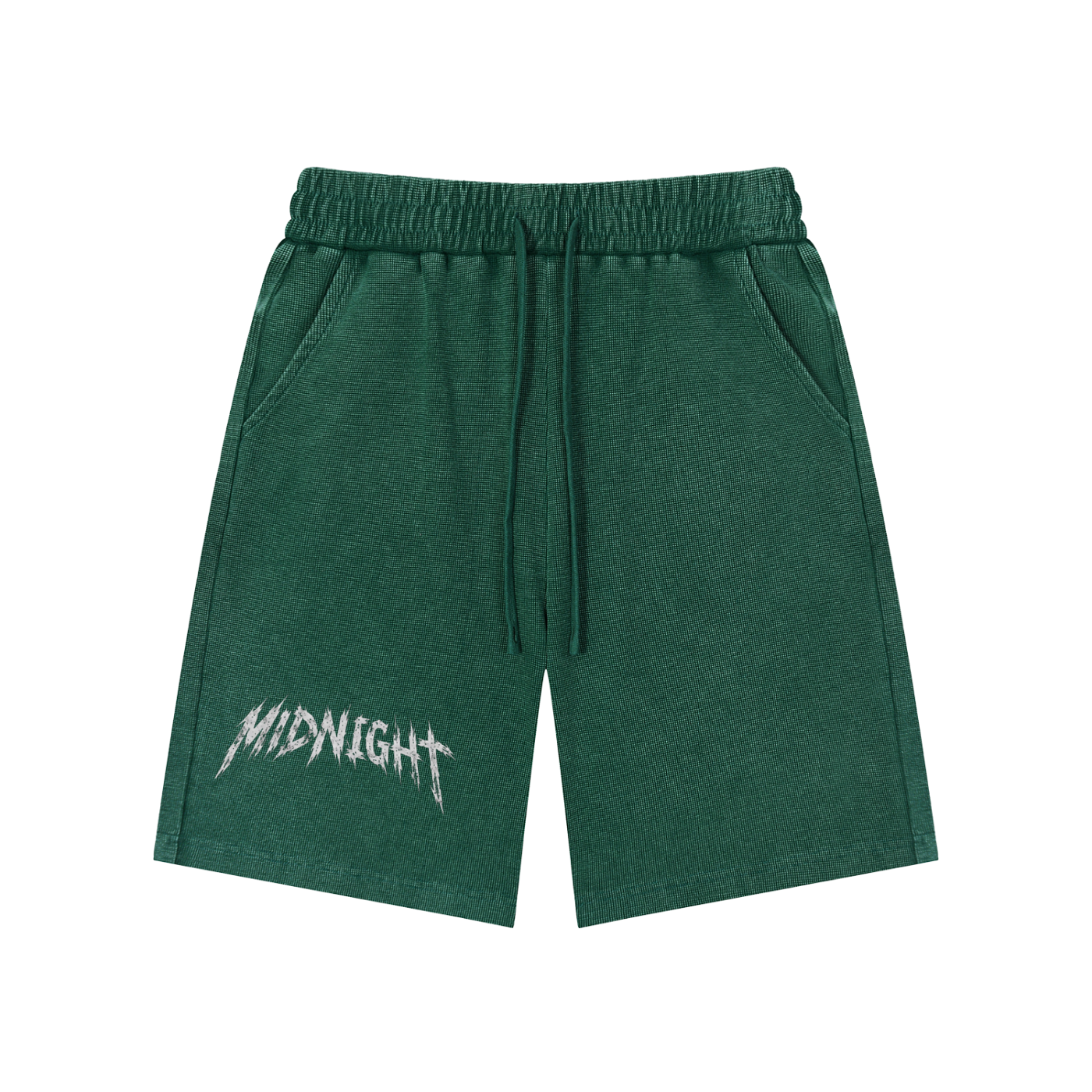 Mineral Wash Waffle Knit Shorts