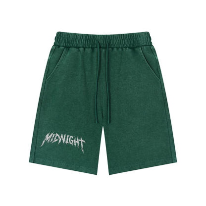 Mineral Wash Waffle Knit Shorts