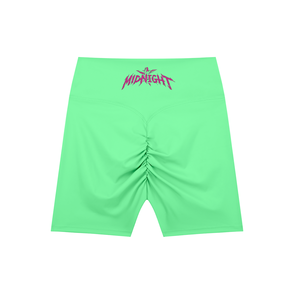 High-Waisted Blend Biker Shorts