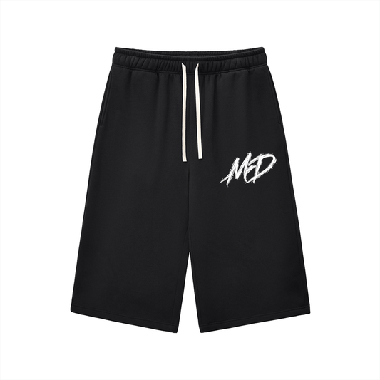 Relaxed Drawstring Three-quarter Sweatpants