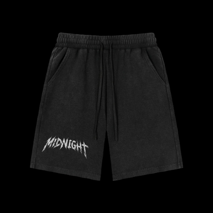 Mineral Wash Waffle Knit Shorts