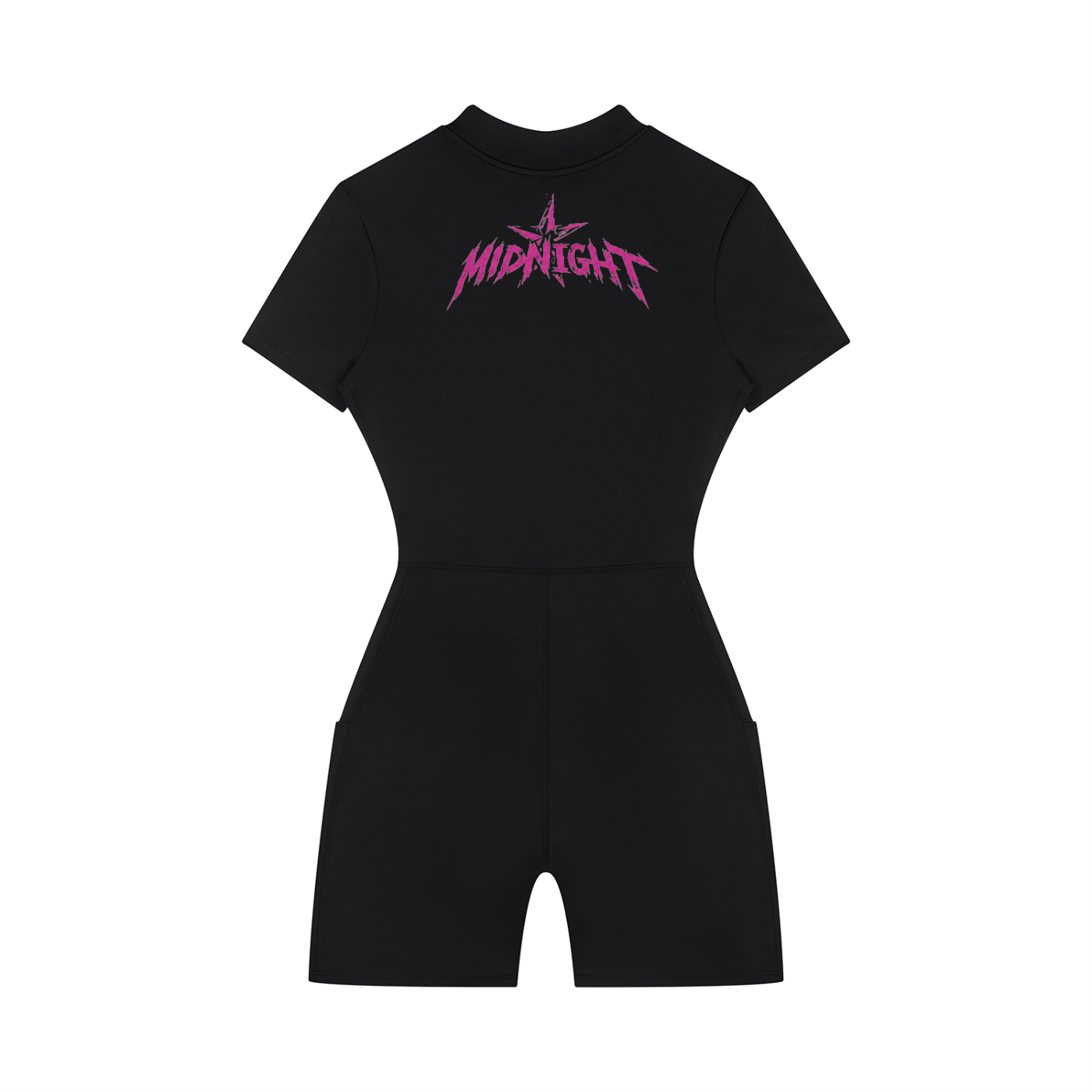 Women's Quarter-Zip Short Sleeve Romper