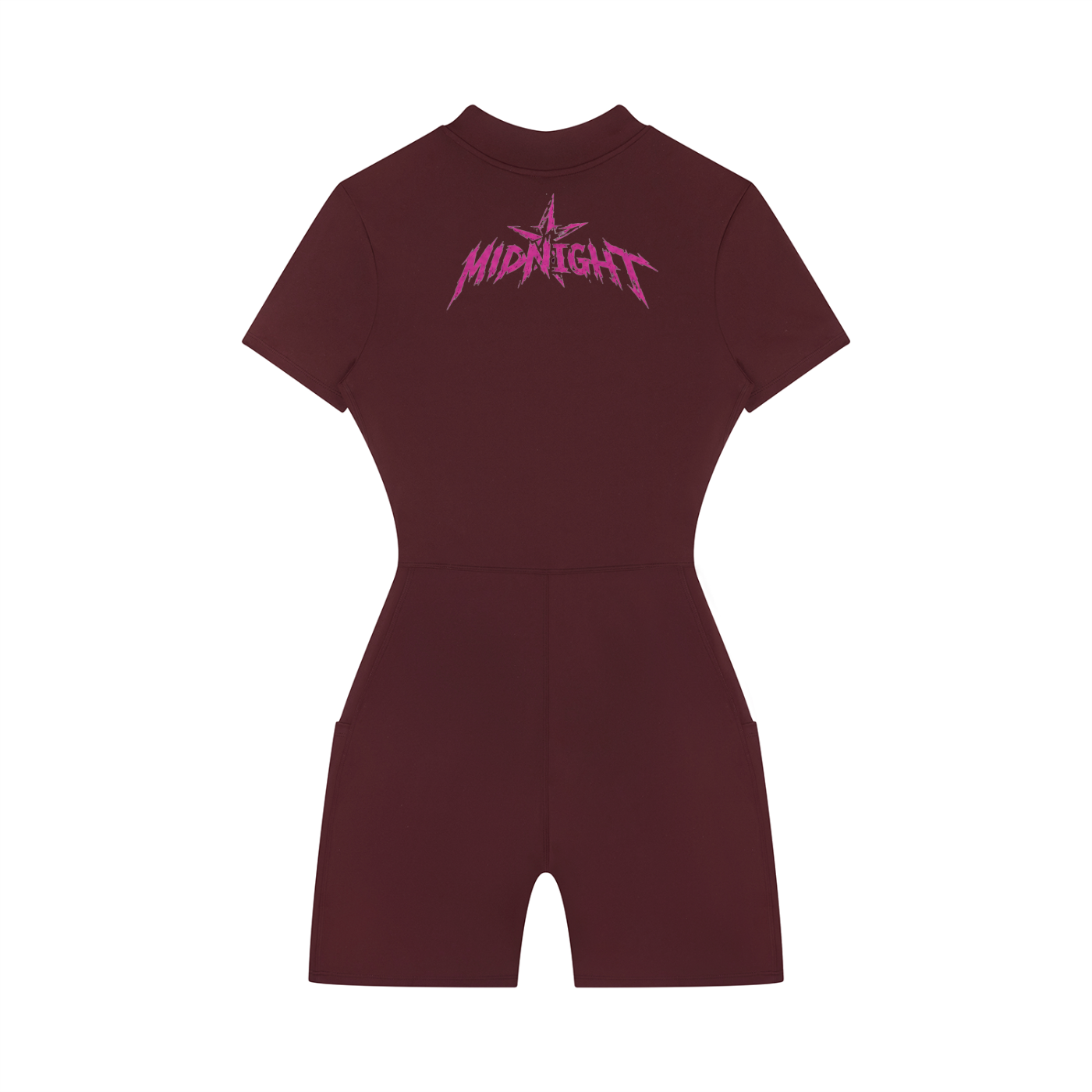 Women's Quarter-Zip Short Sleeve Romper