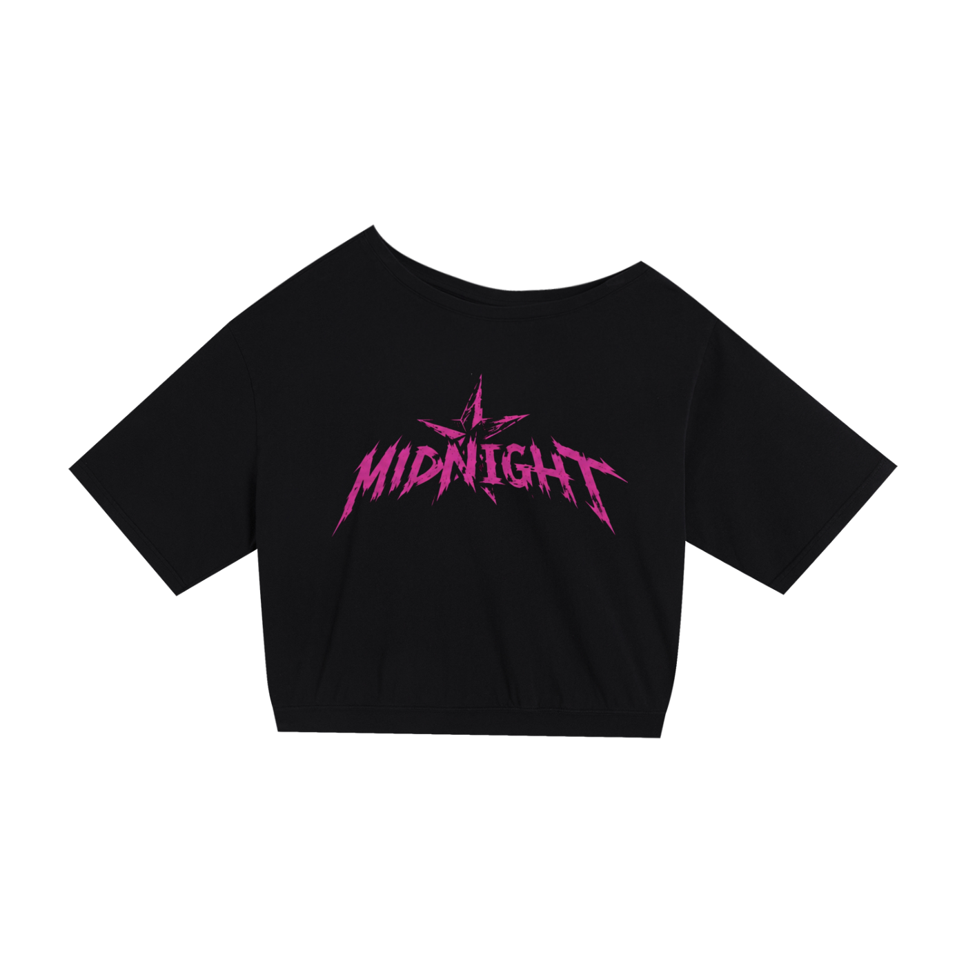 Asymmetric Shoulder Oversized Cotton T-Shirt