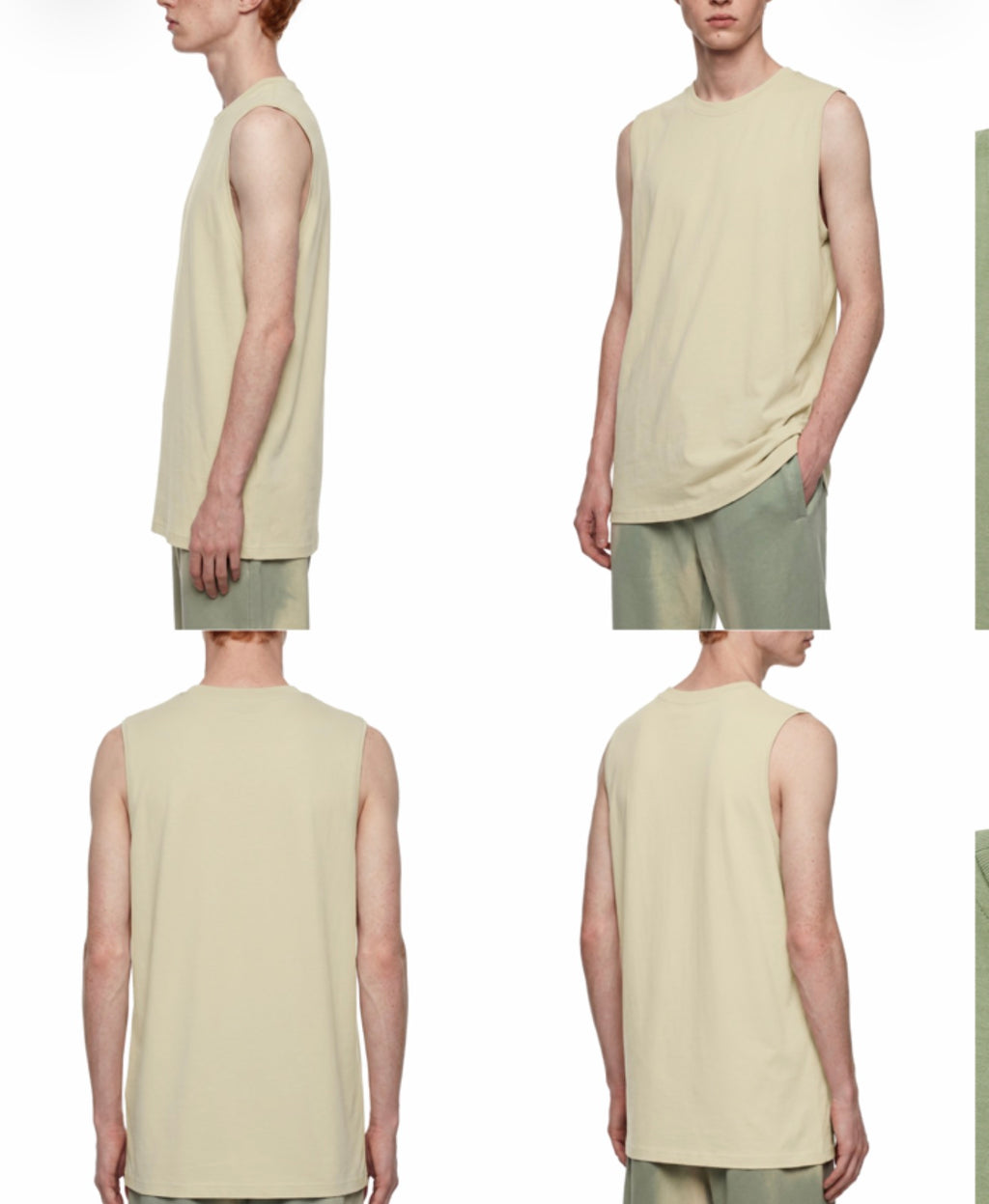 Men’s Oversized Cotton Tank Top