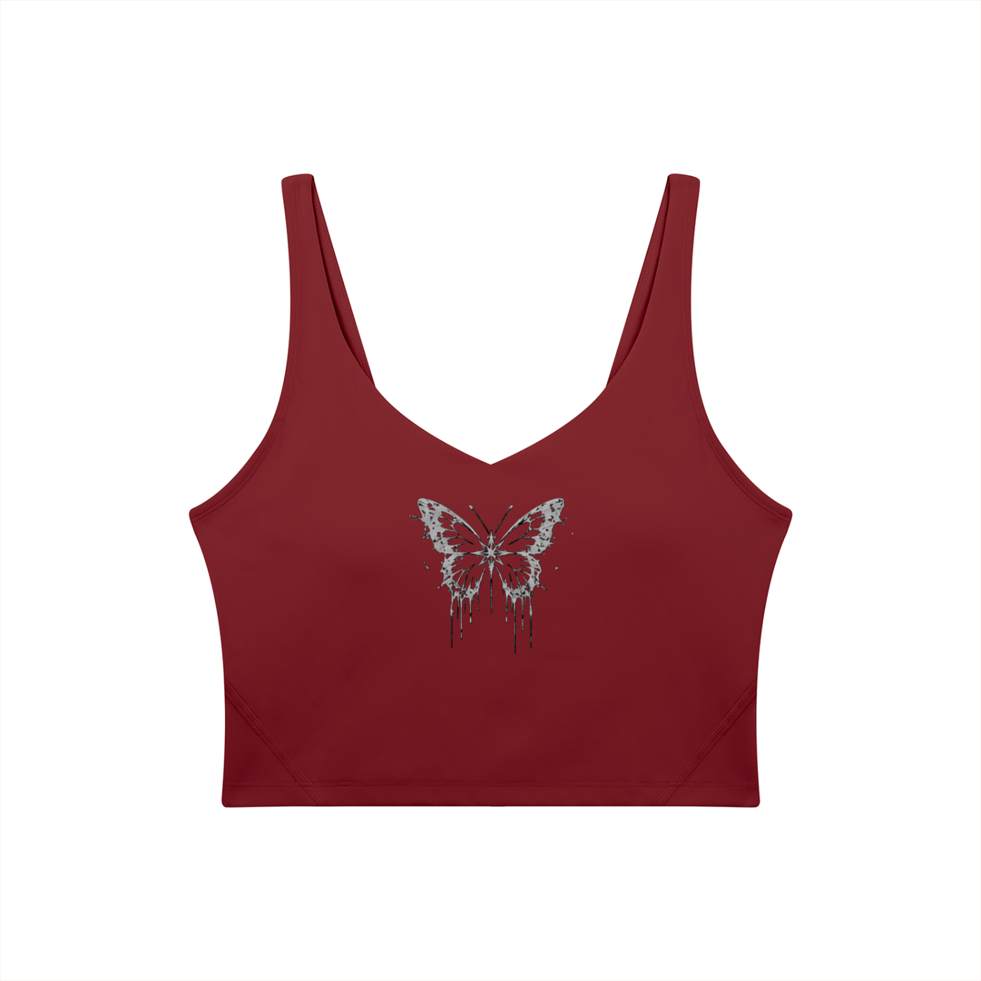 Women's V-Neck Yoga Sports Bra