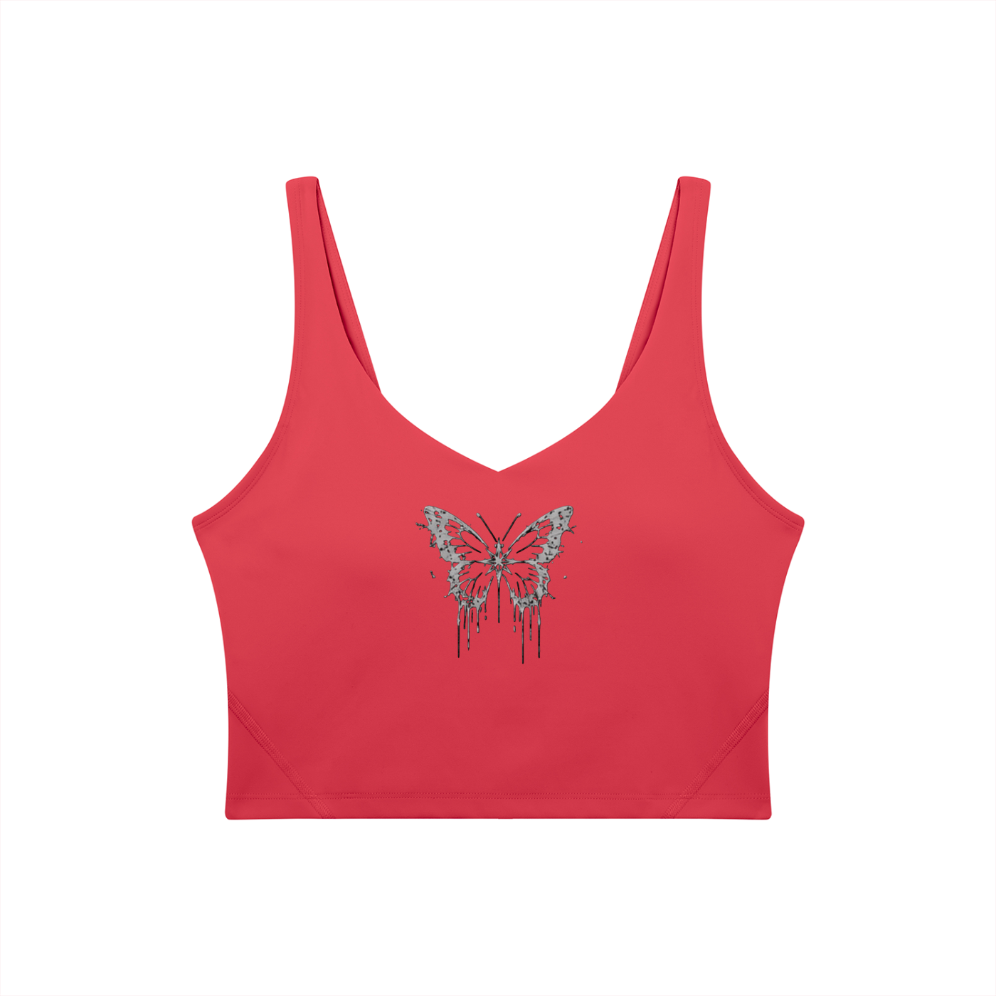 Women's V-Neck Yoga Sports Bra