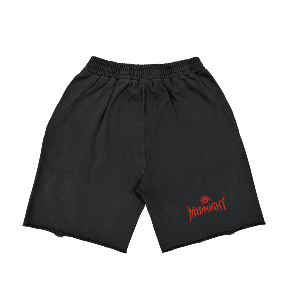 Vintage Washed Tiger Stripes Short Pants
