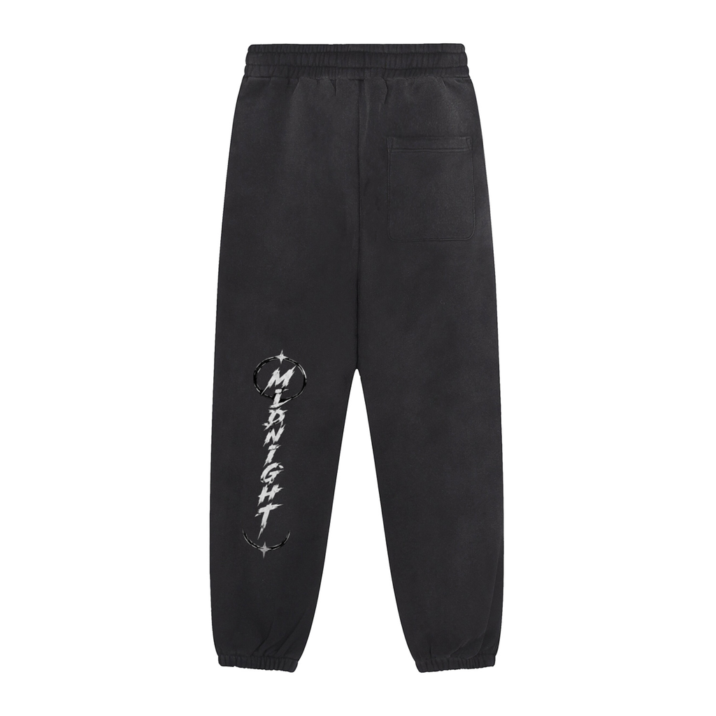 Sun Fade Contrast Tape Fleece Jogged Sweatpants