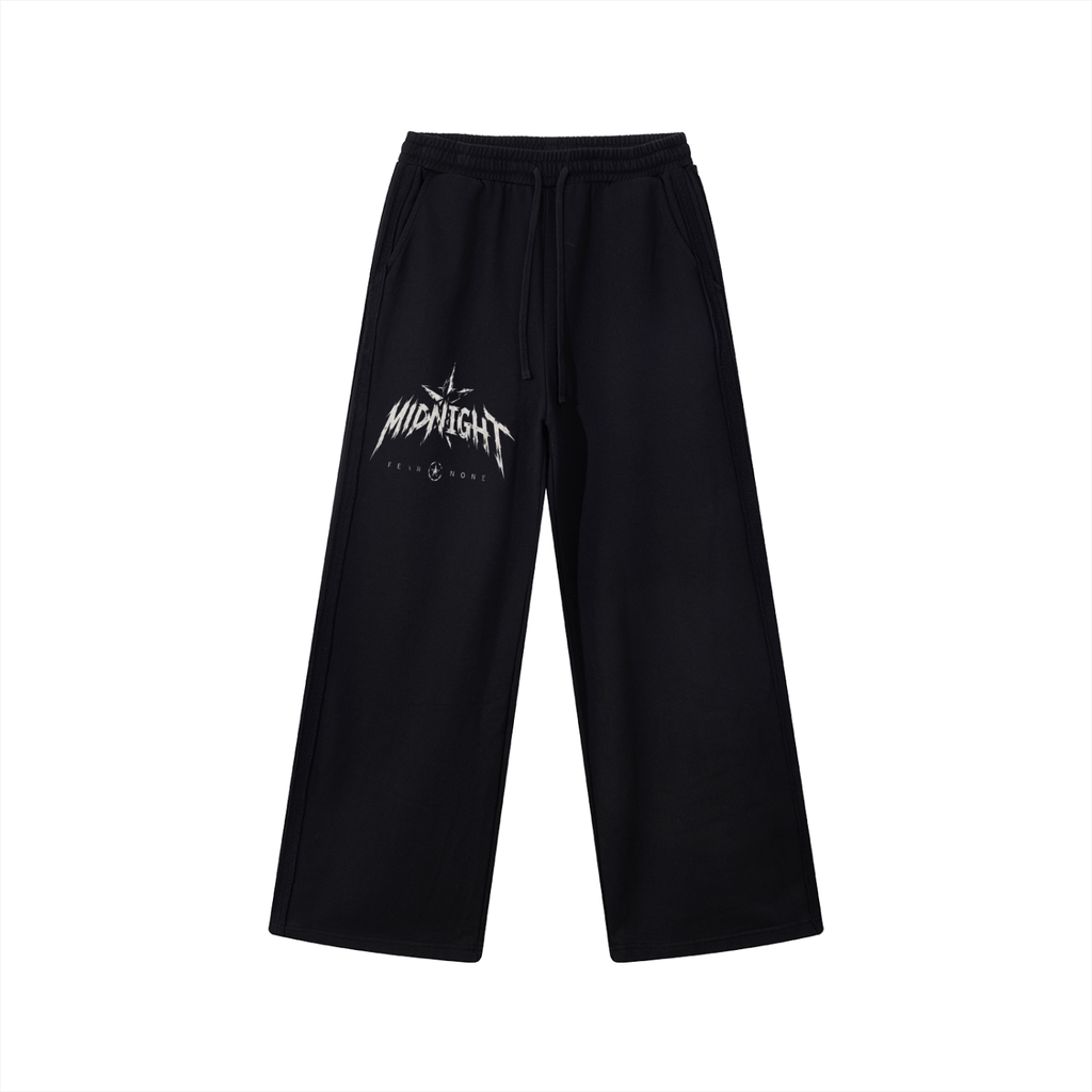 Contrast Tape Straight-Leg Sweatpants