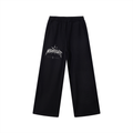 Contrast Tape Straight-Leg Sweatpants