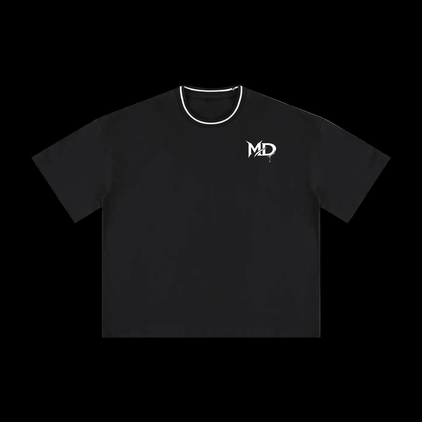 MD Boxy Ribbed T-Shirt
