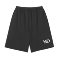 Snow Washed Raw Hem Shorts